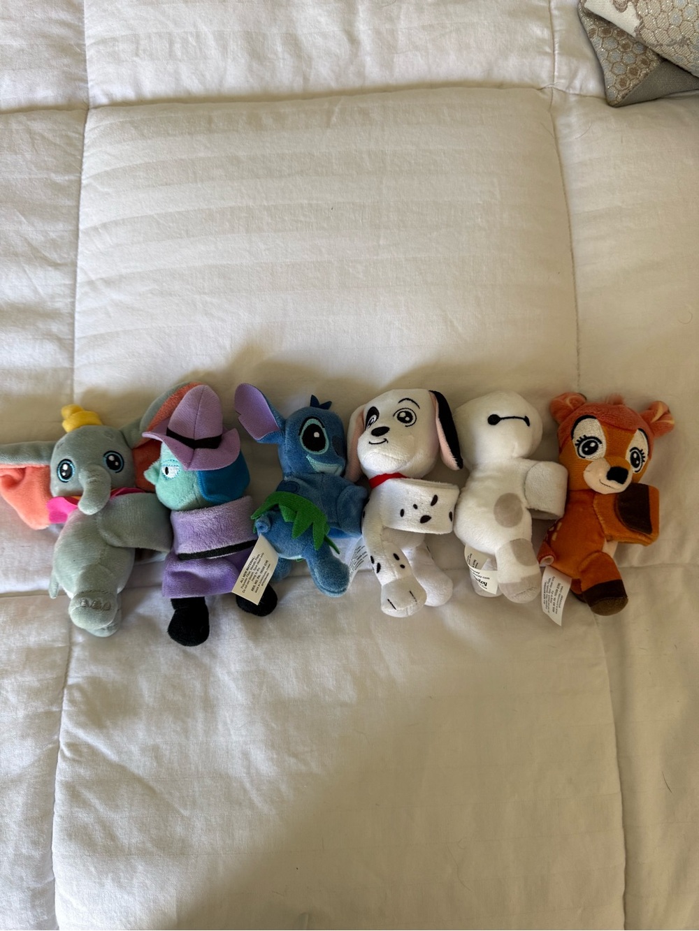 Disney Plush Set - Gray, Purple, Blue, White, Orange Multicolor Characters